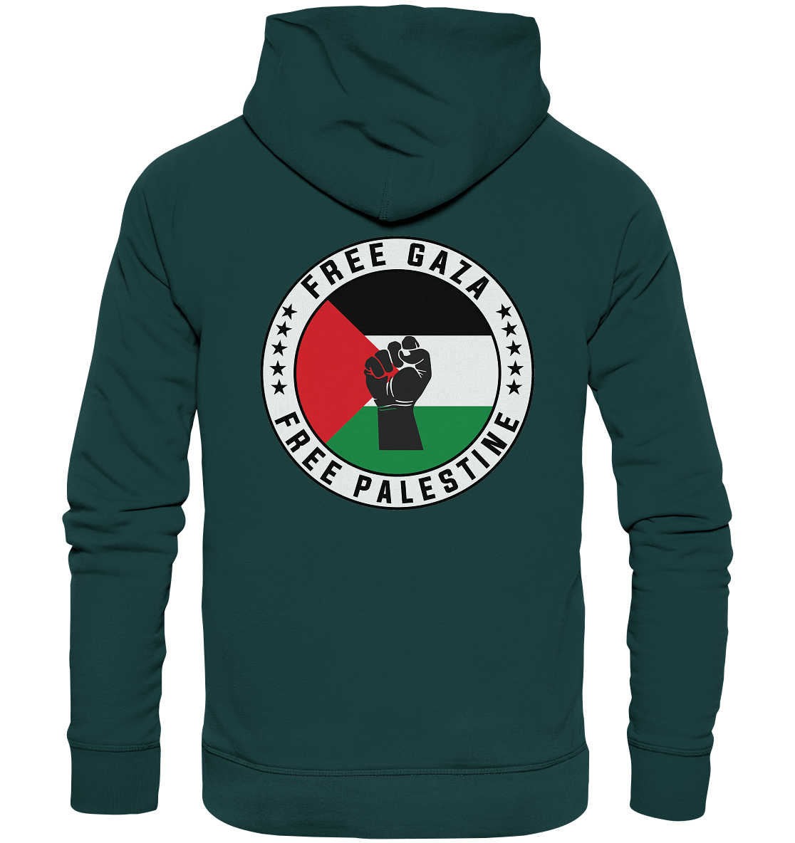 Free Palestine - Organic Hoodie - palestine-support