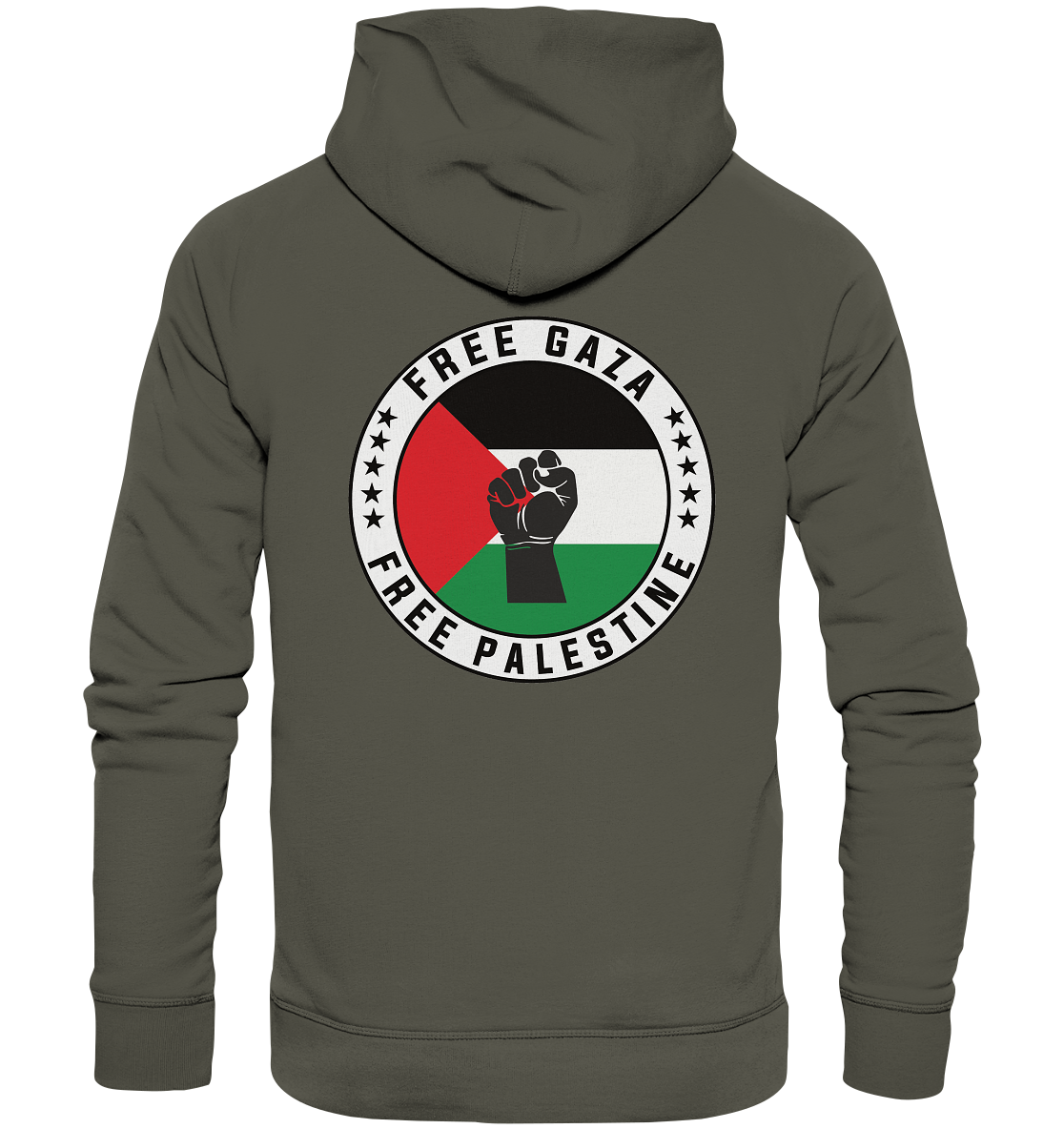 Free Palestine - Organic Hoodie - palestine-support