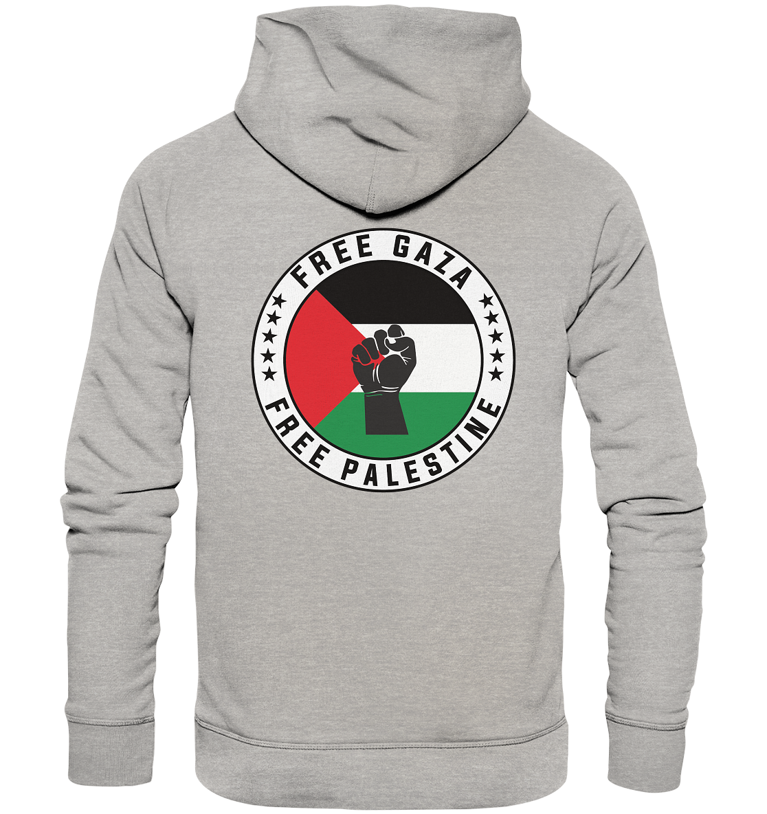 Free Palestine - Organic Hoodie - palestine-support