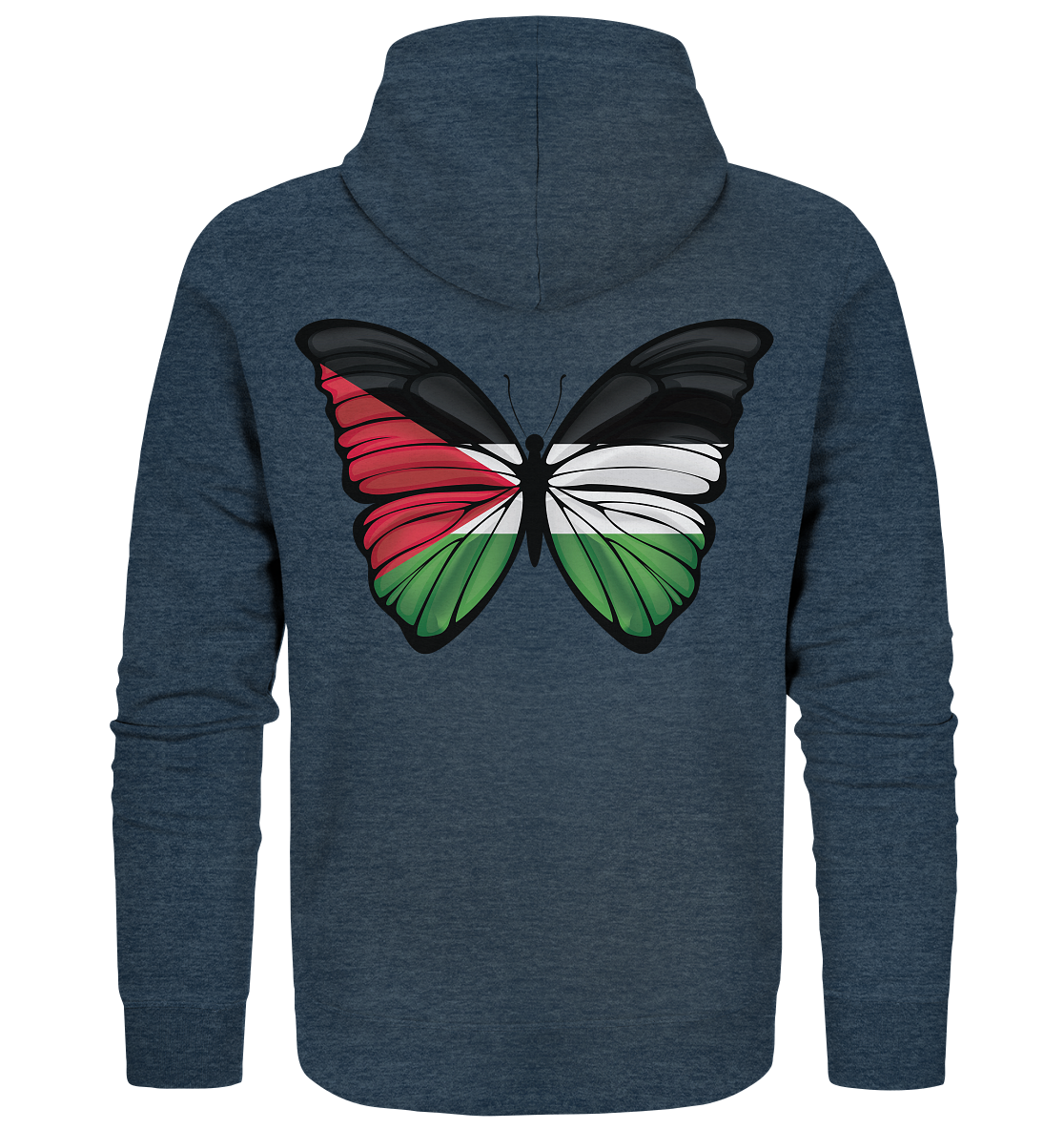 Schmetterling - Organic Zipper - palestine-support
