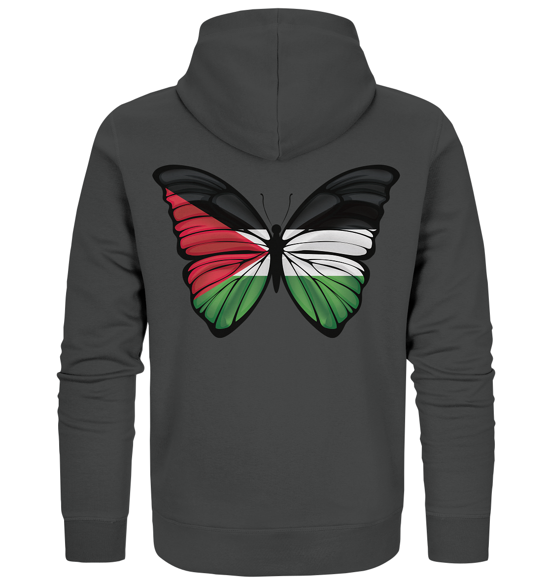 Schmetterling - Organic Zipper - palestine-support