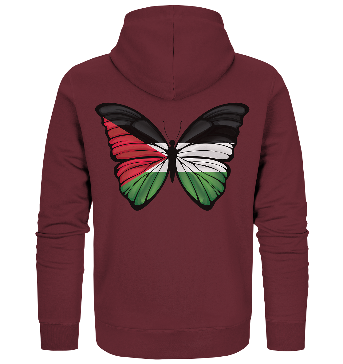 Schmetterling - Organic Zipper - palestine-support