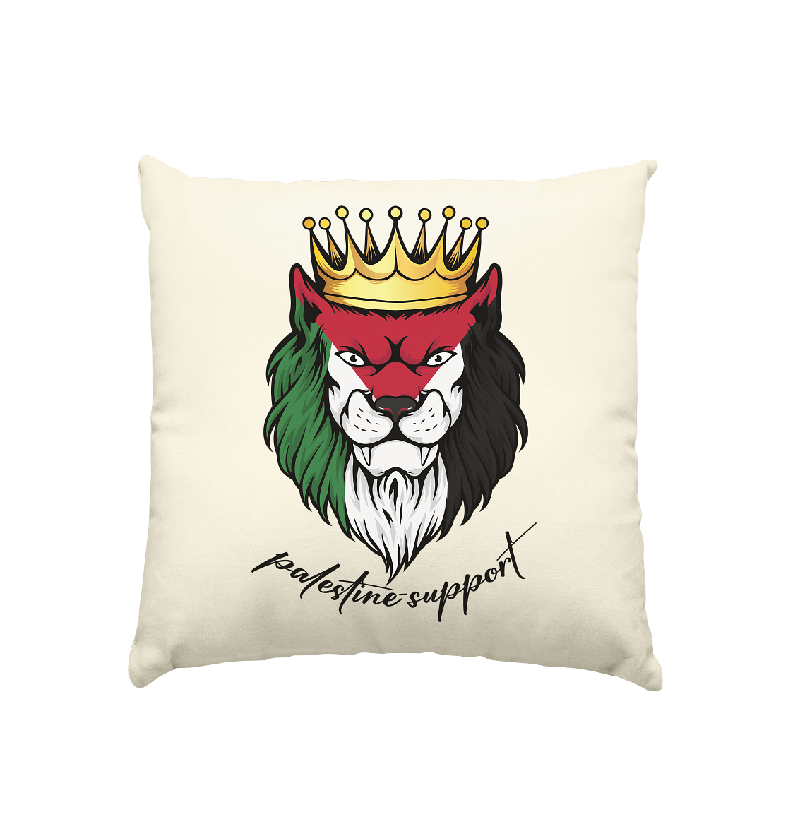 Lion - Kissen natur 40x40cm