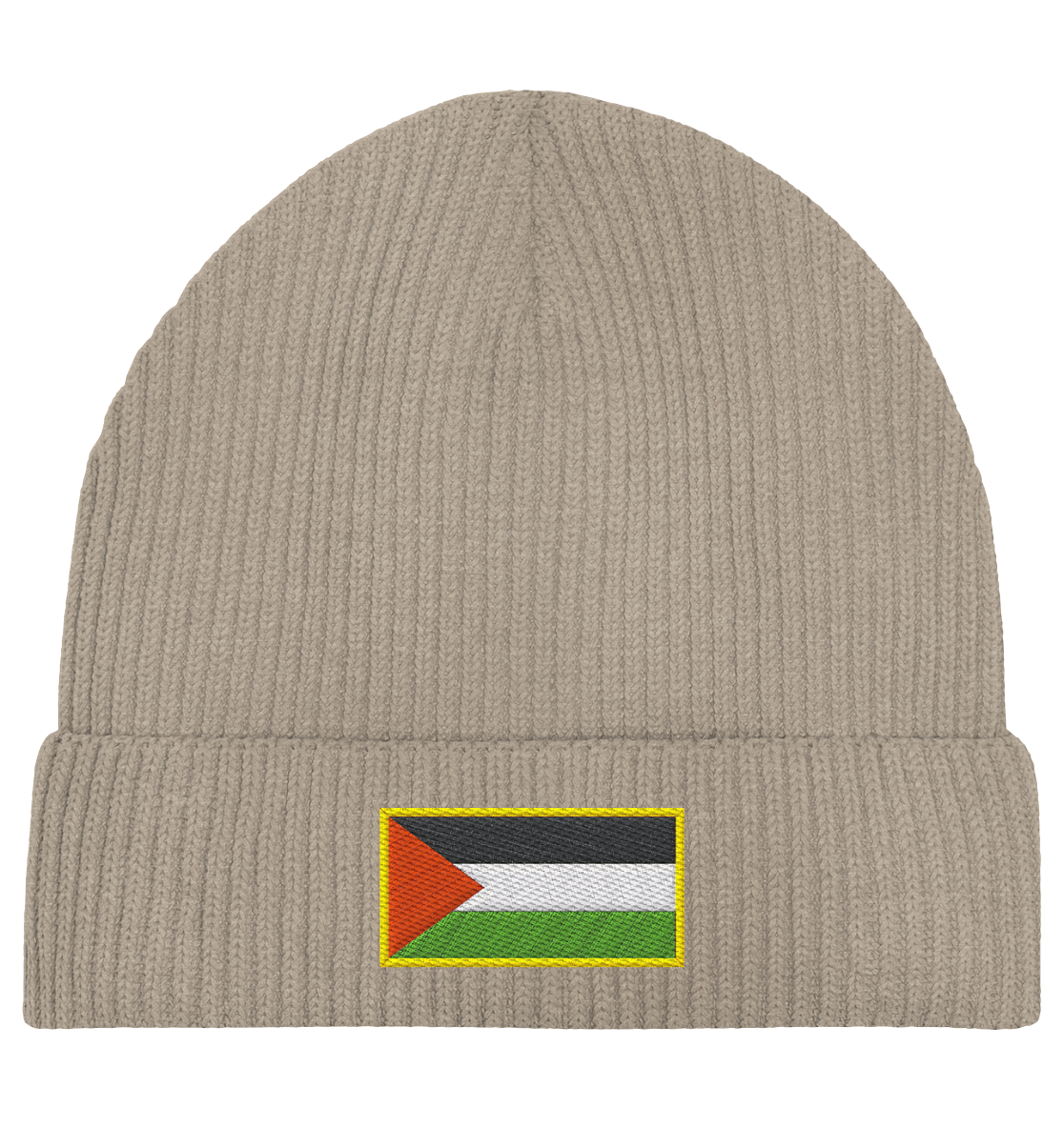 Wintermütze gestickt free Palestine Fahne