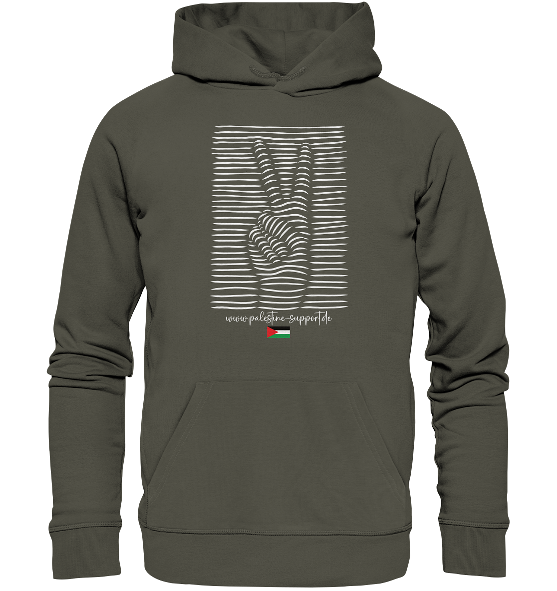 Peace - Organic Hoodie - palestine-support