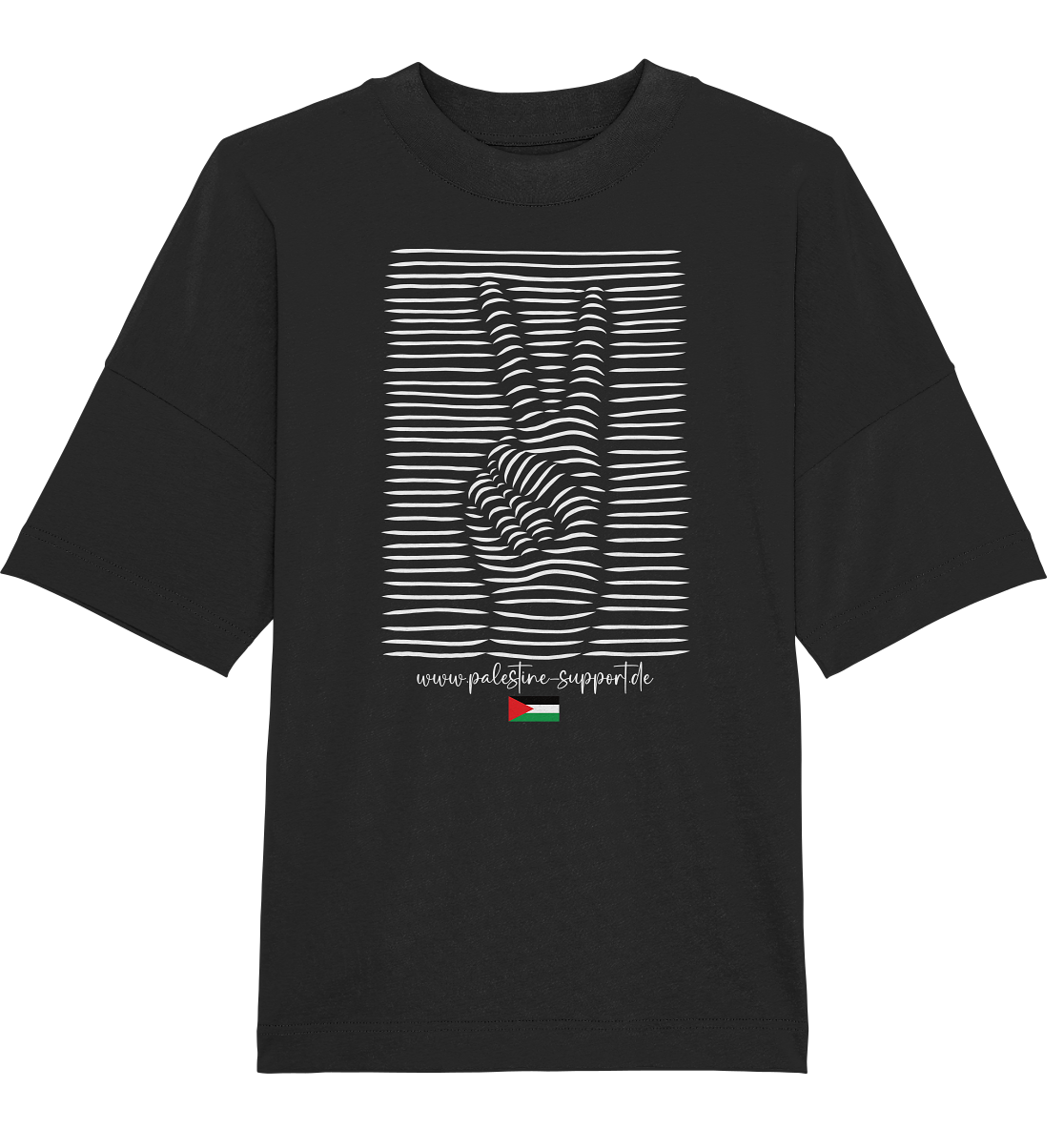 Peace - Organic Oversize Shirt - palestine-support