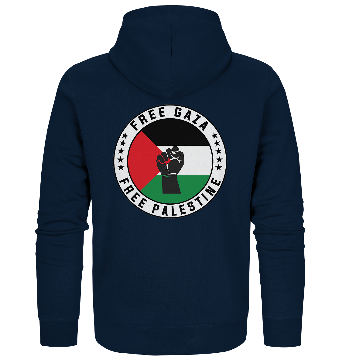 Free Palestine - Organic Zipper - palestine-support