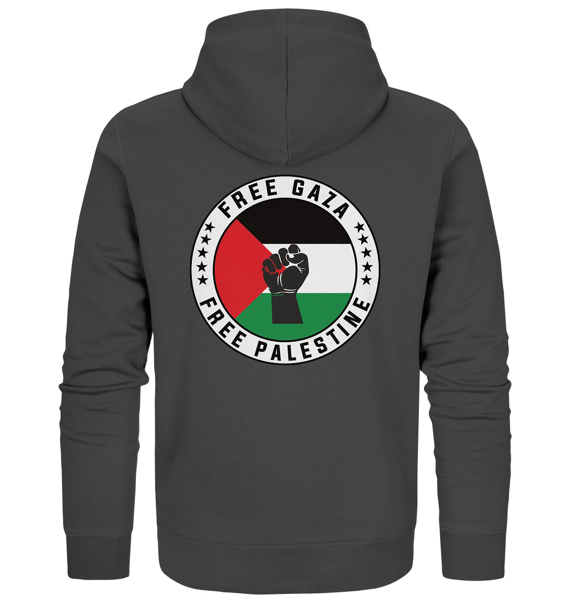 Free Palestine - Organic Zipper - palestine-support