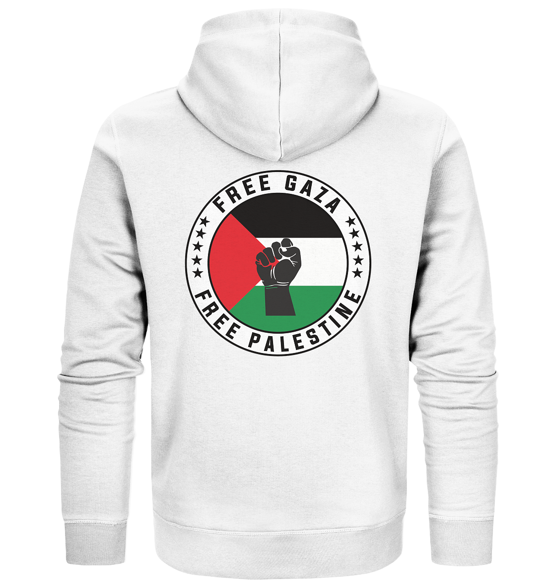 Free Palestine - Organic Zipper - palestine-support