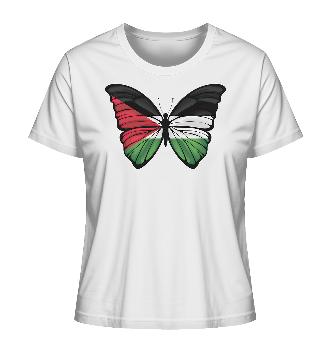 Schmetterling - Ladies Organic Shirt - palestine-support