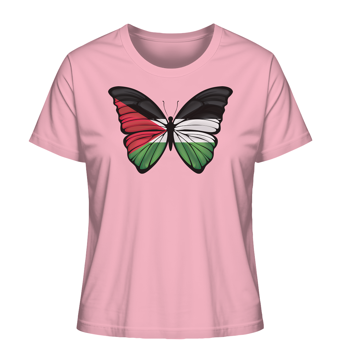 Schmetterling - Ladies Organic Shirt - palestine-support