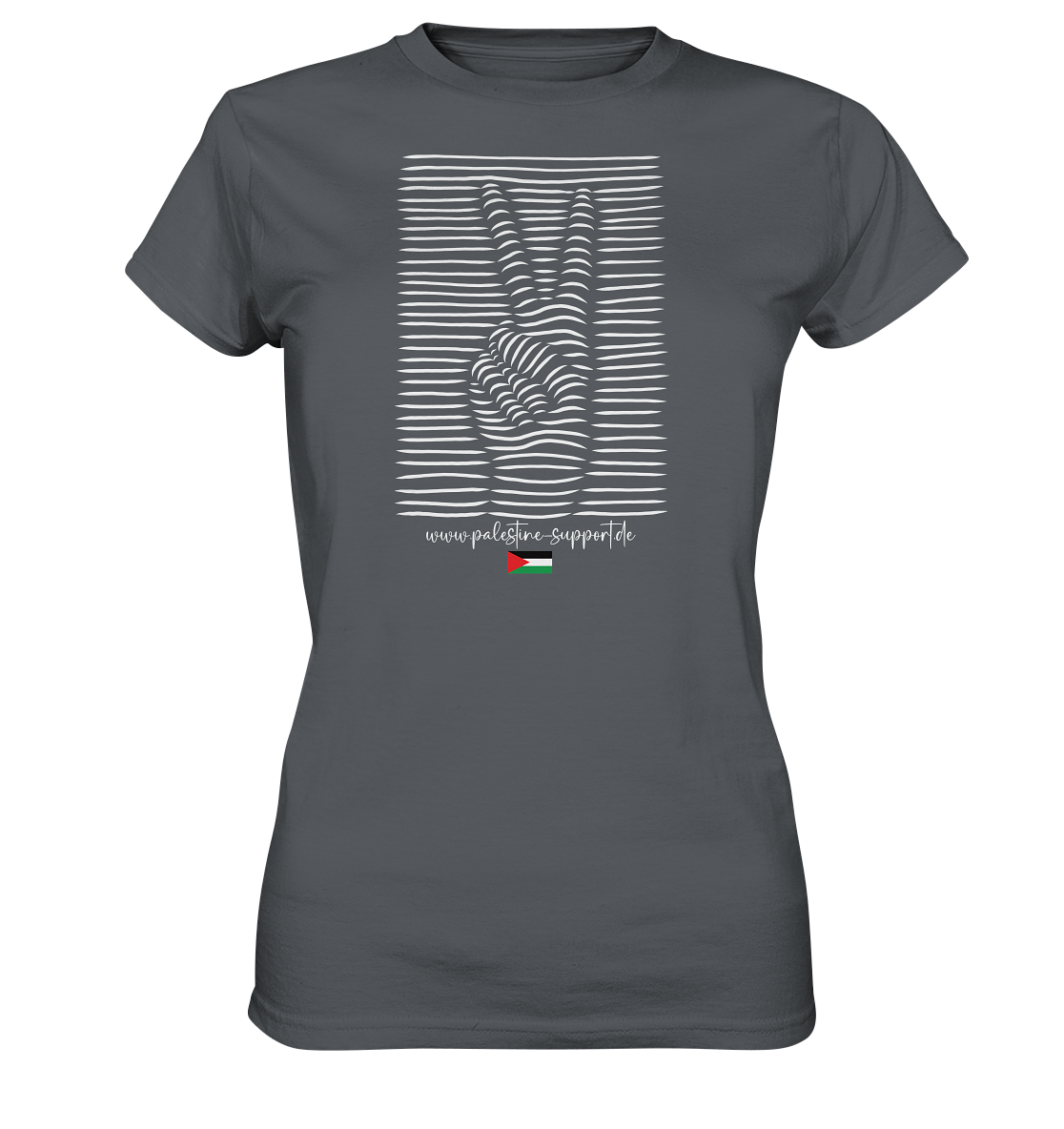 Peace  - Ladies Premium Shirt - palestine-support