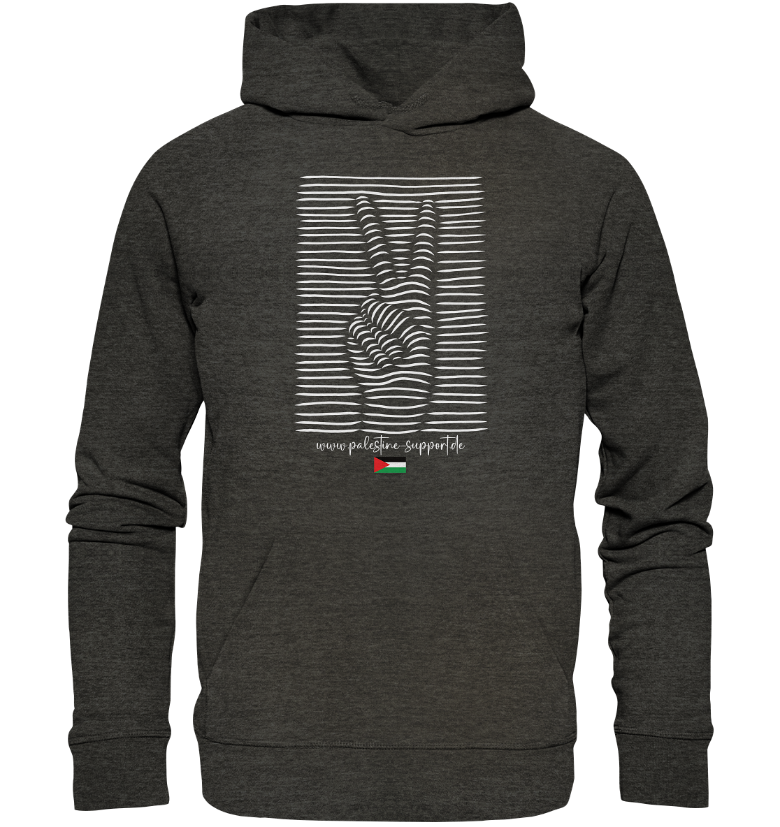 Peace  - Organic Hoodie - palestine-support