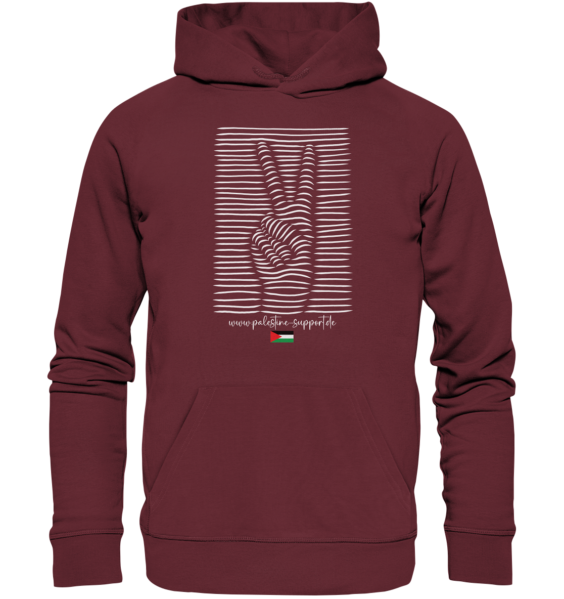 Peace  - Organic Hoodie - palestine-support