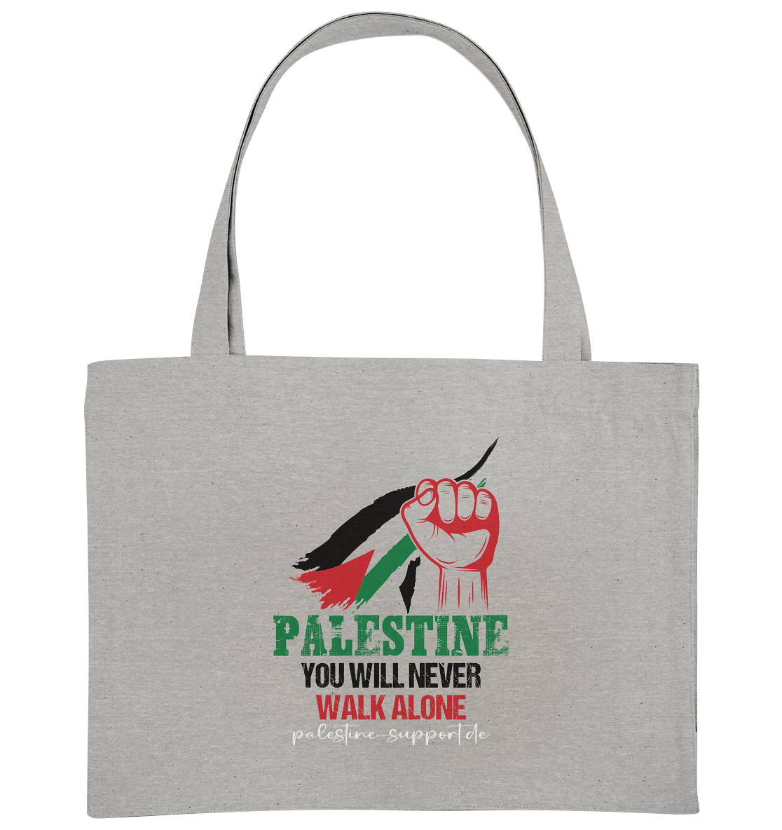 Never walk alone - Organic Shopping-Bag