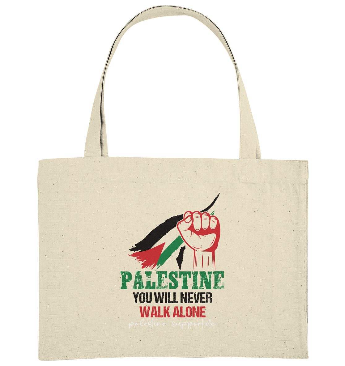 Never walk alone - Organic Shopping-Bag